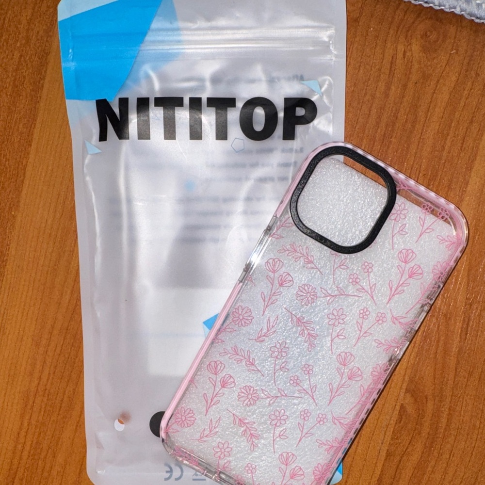 Pink Floral  iPhone  15 Case